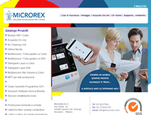 Tablet Screenshot of microrex.it